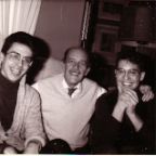 Mario Pasi con Francesco e Stefano